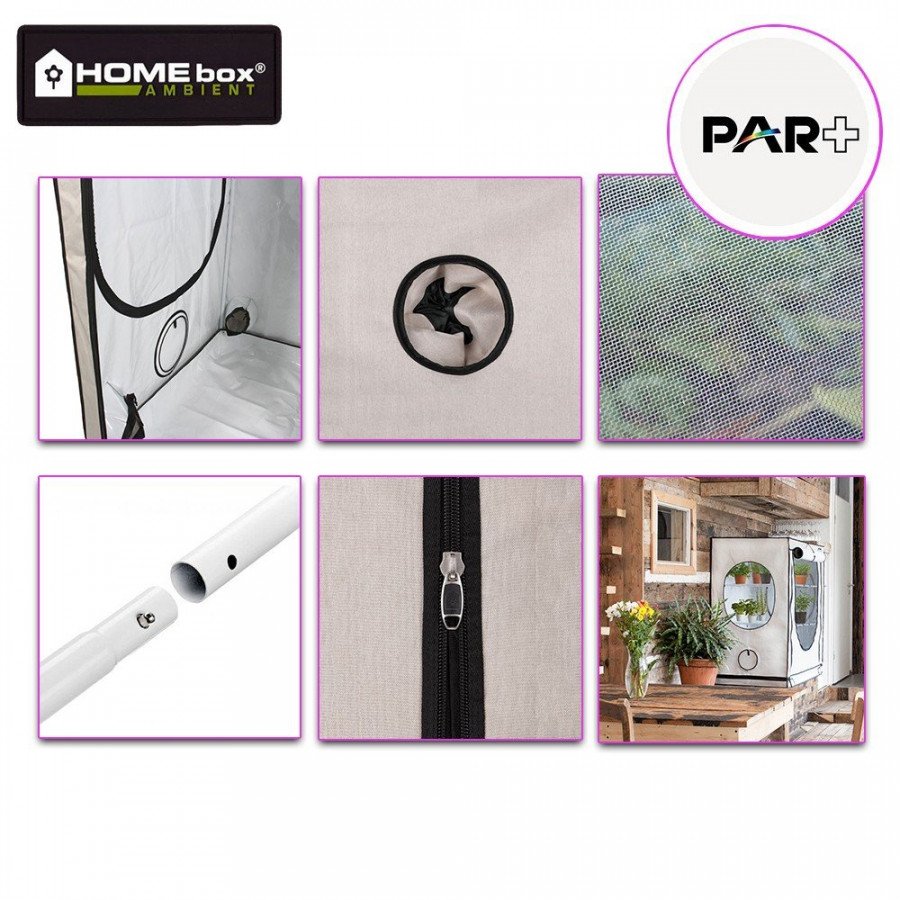 Chambre de culture Homebox Ambient Q120 - 120x120x200 cm HomeBox - 6