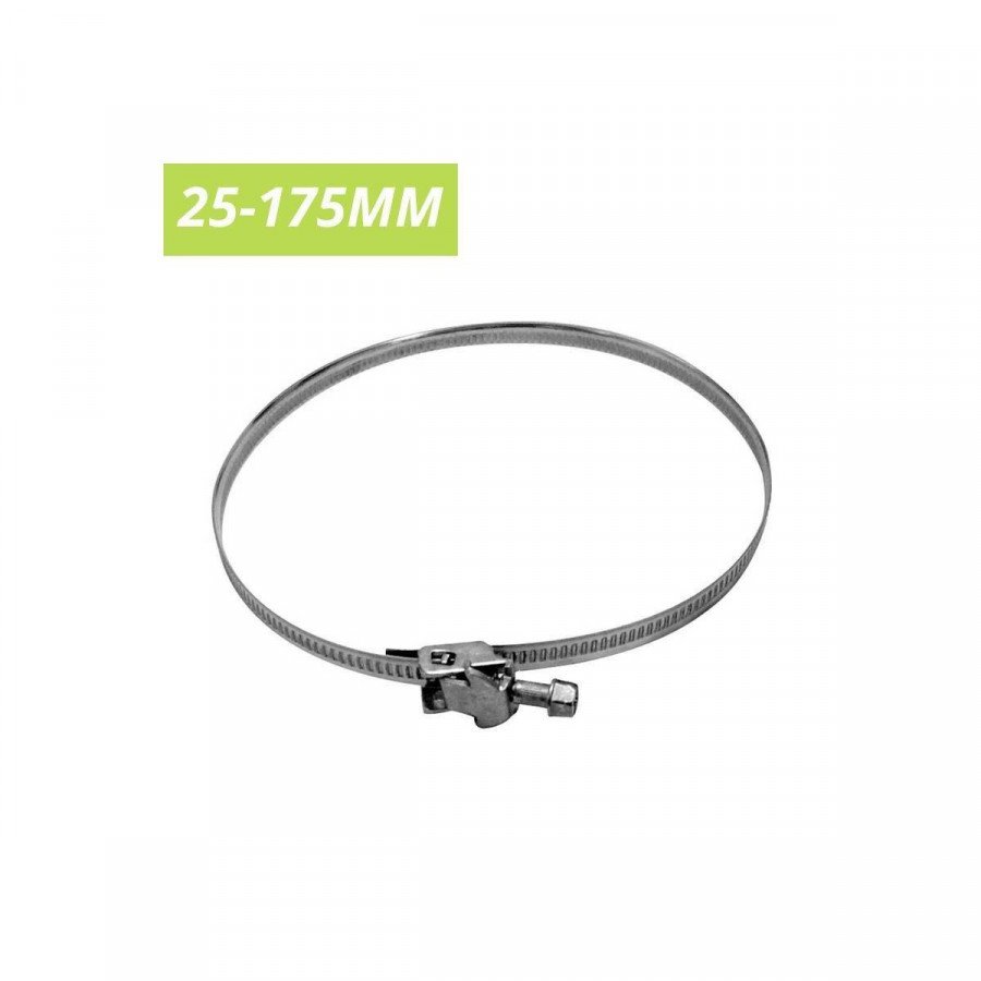 Collier de serrage 25 - 175mm - Idéal pour extracteur d'air - 2