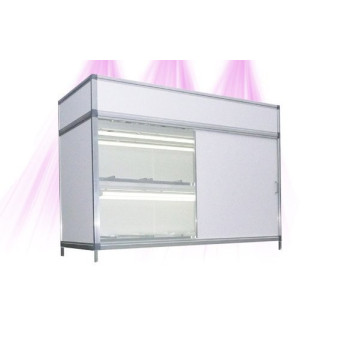 Armoire de culture G-CLONER Mini - 2 &eacute;tages 160cm x 60cm avec extracteur et filtre &agrave; charbon