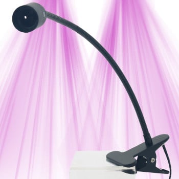 Support flexible de spot LED avec douille E27 à clip simple