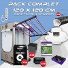 Pack complet 120x120cm – Zeus 600WPRO 2.9 et console - Box AQ 120+ - Kit de ventilation sans filtre à charbon - Pots et terreaux