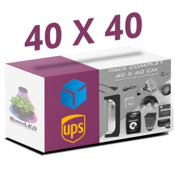 Pack Complet - 40x40cm - SpectraBULB X30 Bloomled - Hydroshoot 40 - Sans Filtre à Charbon