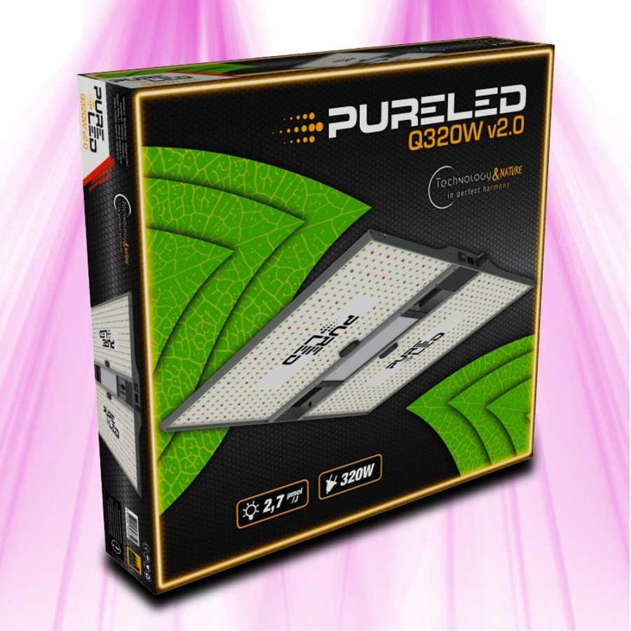 PURELED Q320 V2 - Panneau LED Horticole croissance et floraison