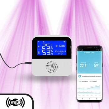 Capteur Thermomètre Hygromètre WiFi avec sonde externe