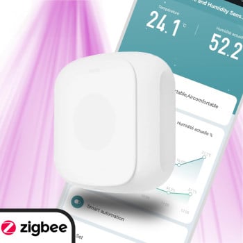 Capteur Hygrométrie et Température Zigbee / Connecté