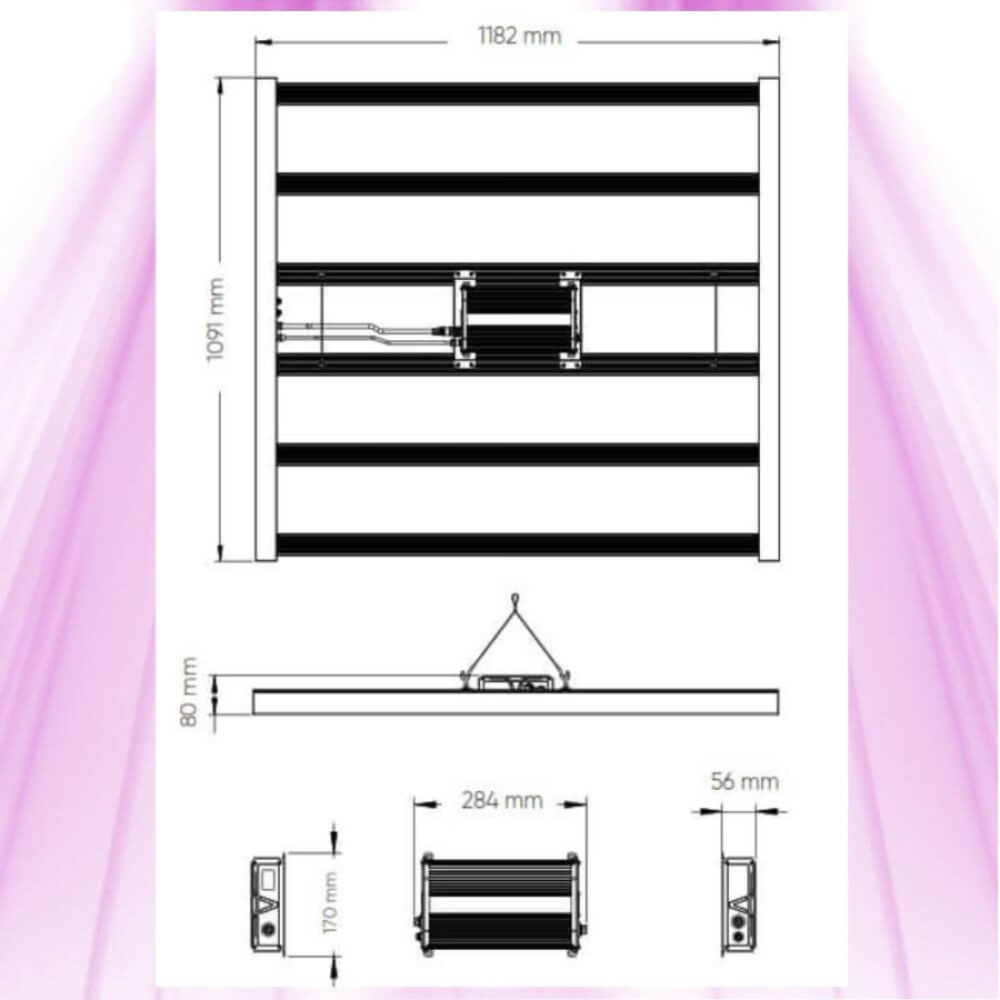 Lumatek Zeus 600W PRO 3.1 - Système Multi-Barres par Lumatek - Vendu complet