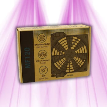 Ventilateur d'Appoint Monkey Fan 24V - Secret Jardin, Idéal pour Box de Culture