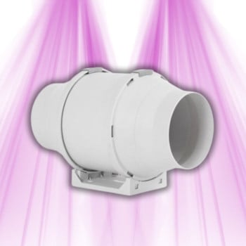 Extracteur TT 125 mm - 2 Vitesses Débit 220/280m3h