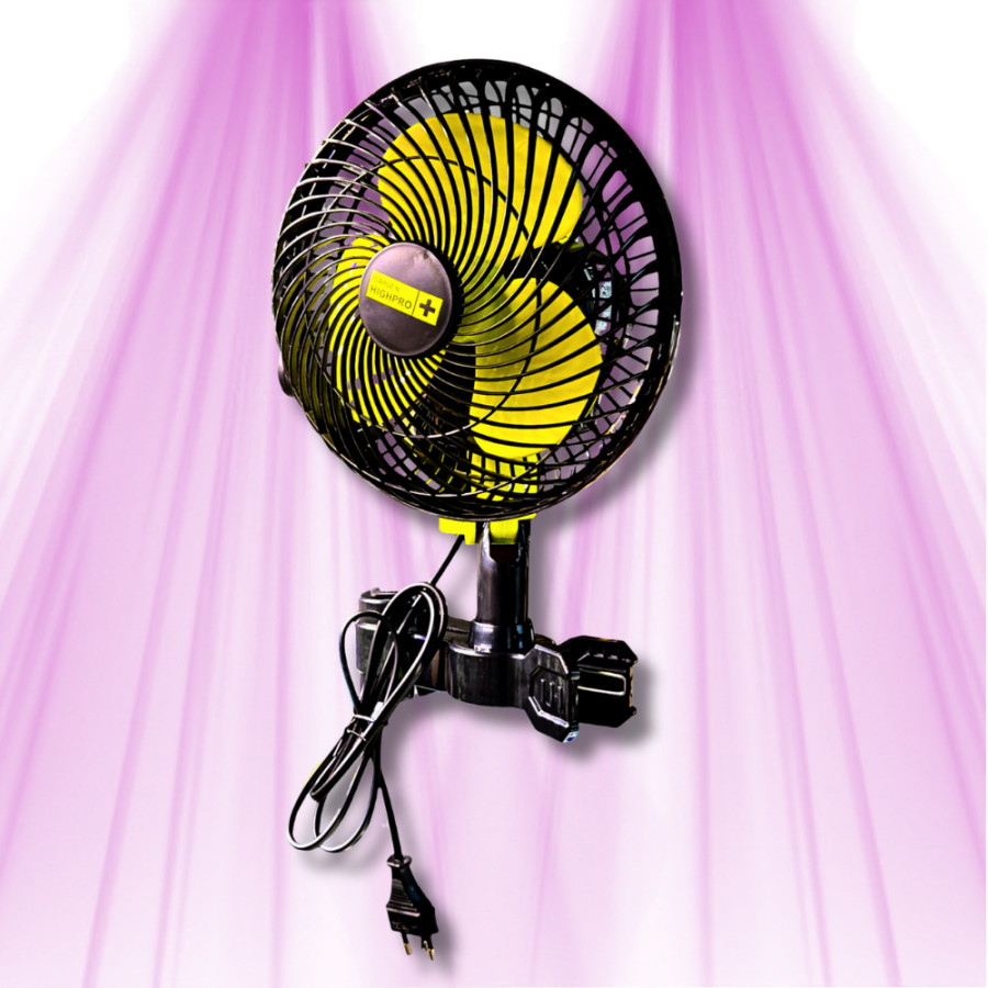 Ventilateur Oscillant à pince - 20W - 20cm - Garden HighPro