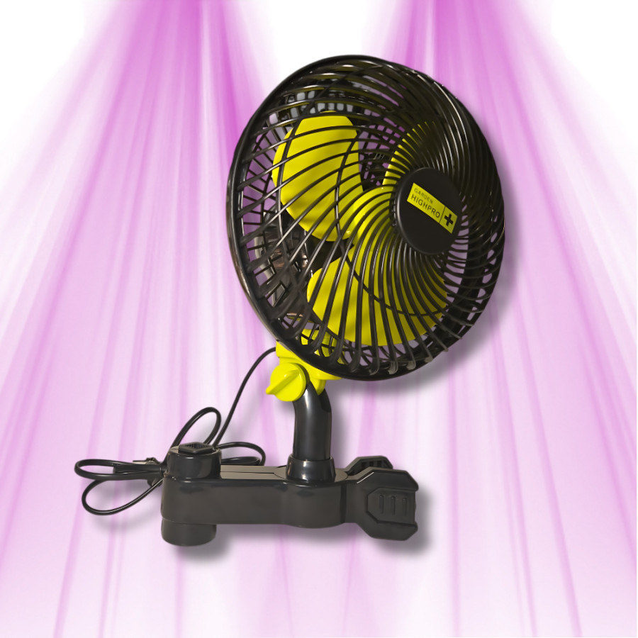Ventilateur Oscillant à pince - 20W - 20cm - Garden HighPro