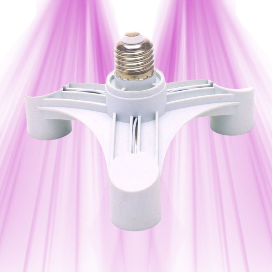Support pour trois ou six ampoules horticoles LED SpectraBULB - E27 - 1