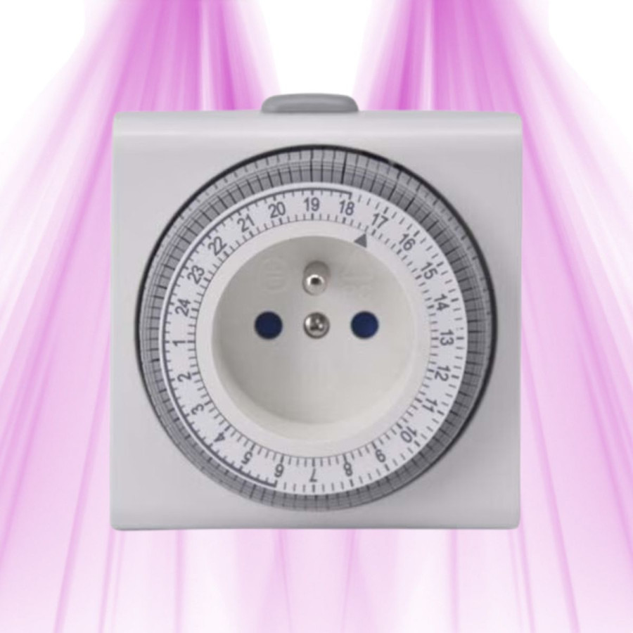 Temporisateur mécanique 24h / 15min pour éclairages horticoles LEDs - 1