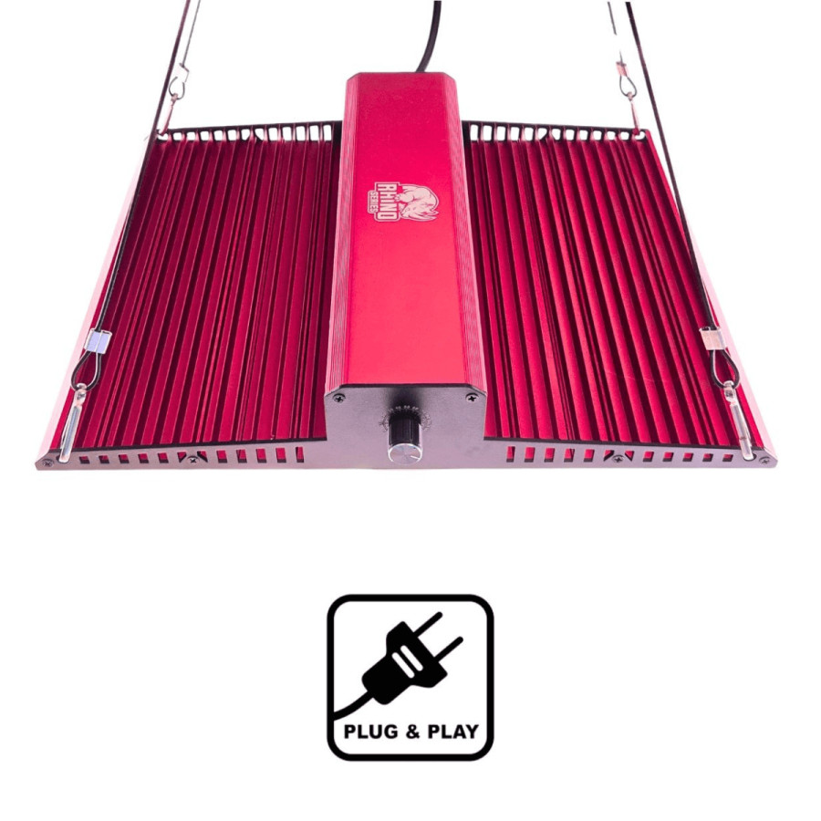 Rhino Series 130W PRO - LEDs Samsung LM301H et Rouge (660nm) - Gestion de l'intensité CannaLED - 1