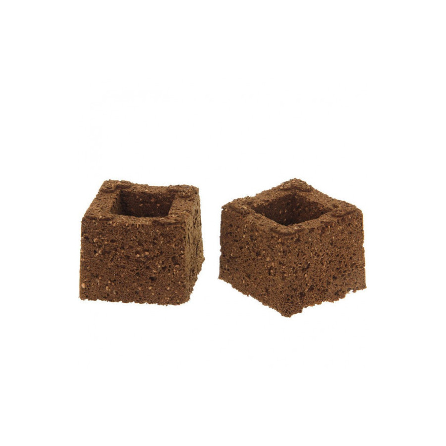 Eazy Plug - Block Cube de Coco - Idéal pour Germination et Semis - 7.5x7.5x6cm