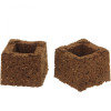 Eazy Plug - Block Cube de Coco - Idéal pour Germination et Semis - 7.5x7.5x6cm