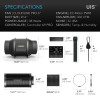 Kit de filtration PRO 150 mm - Extracteur d'air avec Controleur Intelligent & Filtre à Charbon - AC-FKT6 - AC Infinity