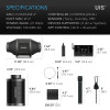 Kit de filtration PRO 100 mm - Extracteur d'air avec Controleur Intelligent & Filtre à Charbon - AC-FKT4 - AC Infinity