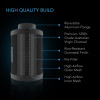 Kit de filtration 100 mm avec Extracteur d'air Silencieux, Filtre à Charbon et Gaine - AC-FKS4 - AC INFINITY