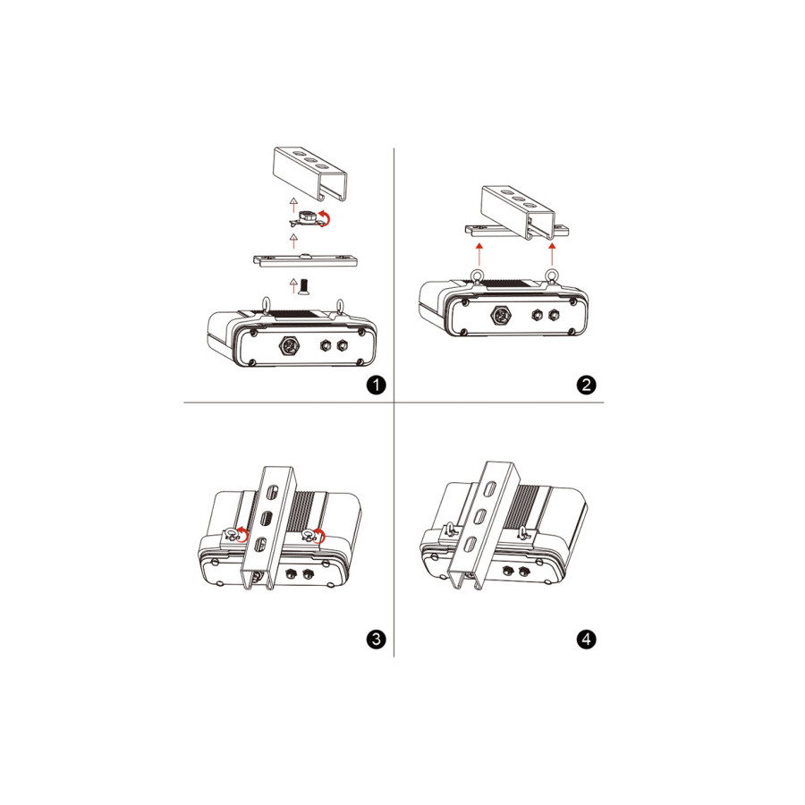 ThinkGrow - Entretoise UH-1 pour supports modèles H, W et I V - Fixation Stable