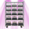 Chariot de propagation complet - LED pour semis et clones - VDL - système professionnel zinc galvanisé
