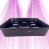 Plateaux carrés surélevés plastique 19,7cm - Pour pots 7L ou textile 4L