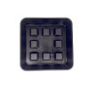 Plateaux carrés surélevés plastique 19,7cm - Pour pots 7L ou textile 4L
