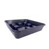 Plateaux carrés surélevés plastique 19,7cm - Pour pots 7L ou textile 4L