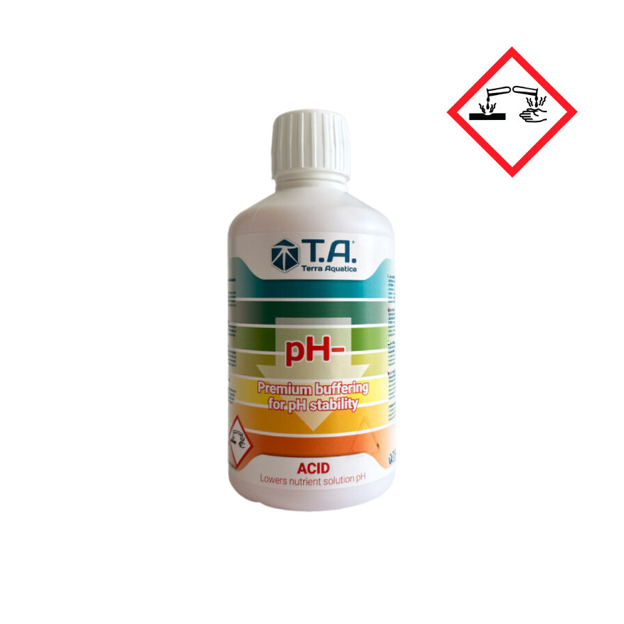 Terra Aquatica pH- Down 500ml/1L - Optimise l'absorption des nutriments
