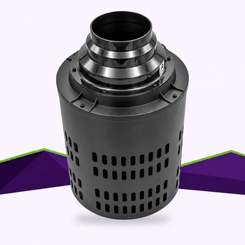 Kit AllInOne CYCLONE – Extractor de aire EC + Filtro de carbón integrado – 550 m³/h – 24 W