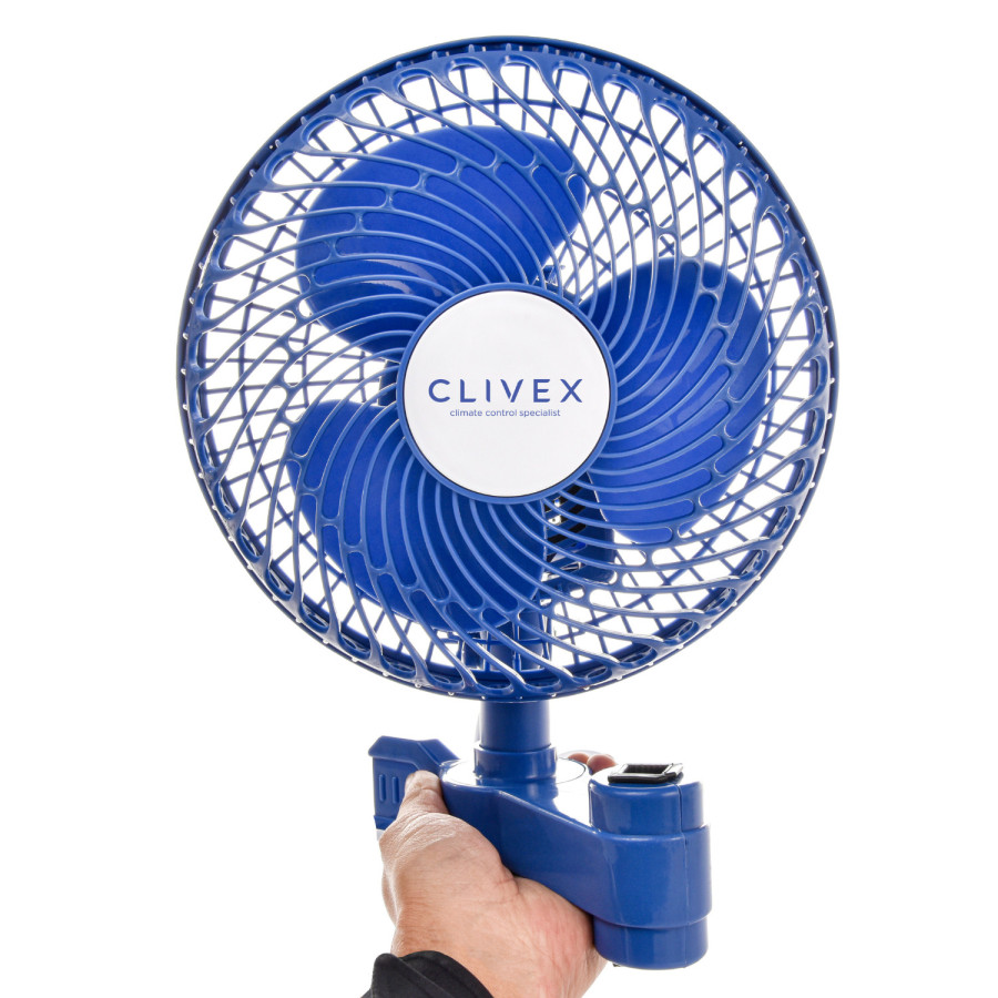 Ventilateur Clip Oscillante Clivex 23cm 20W