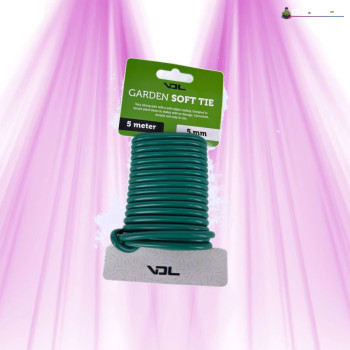 C&acirc;ble de Tuteurage Vert &Oslash;5mm VDL &ndash; 5m pour Formation et Guidage Indoor