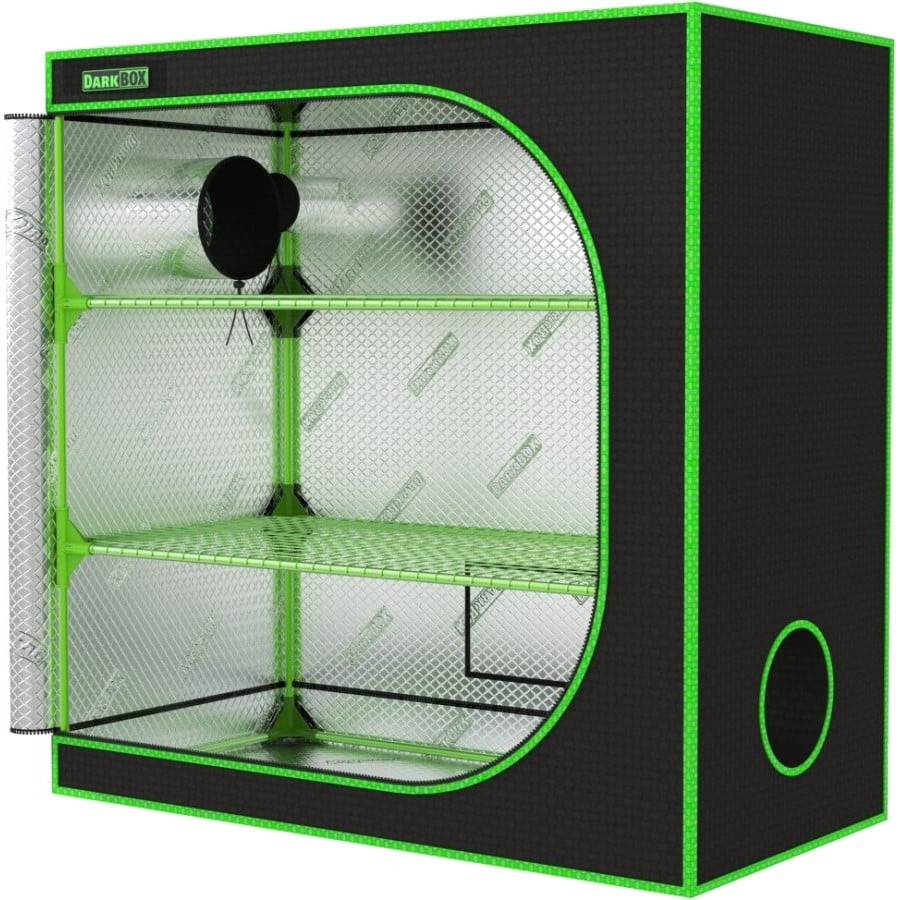 Dark Box Invernadero Propagator – Tente étagère Culture Indoor Haute Isolation