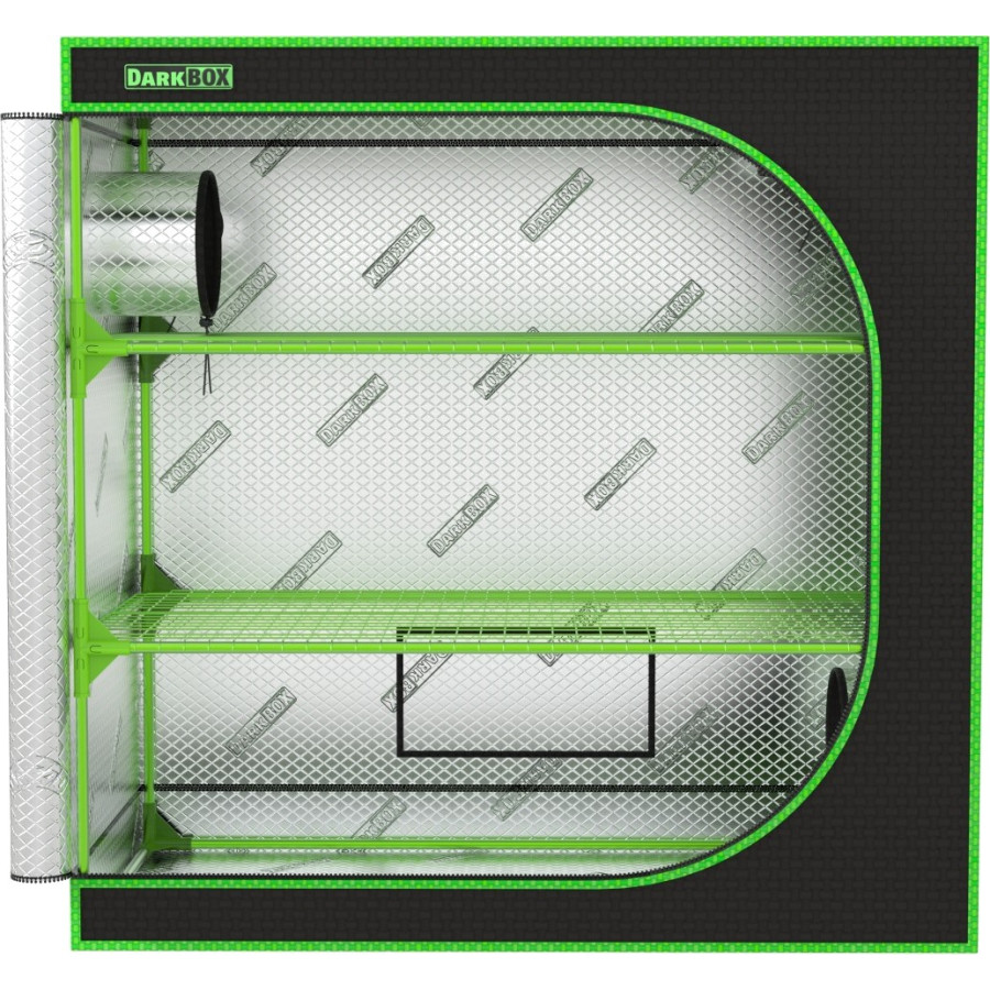Dark Box Invernadero Propagator – Tente étagère Culture Indoor Haute Isolation