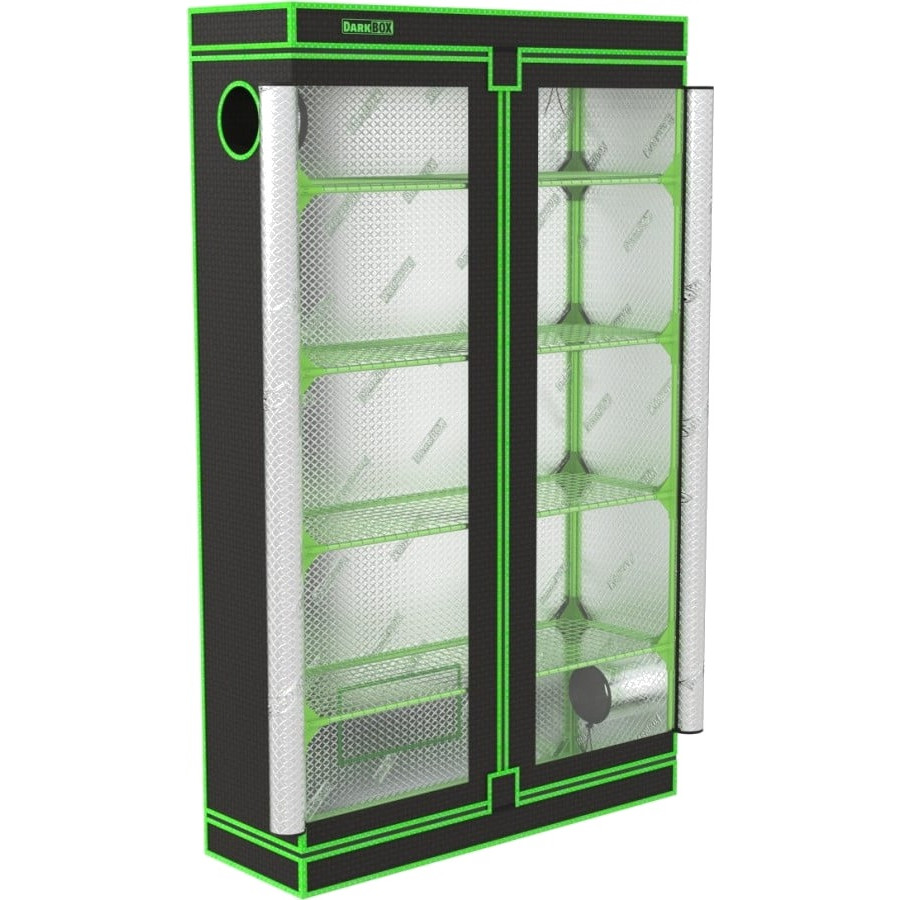 Dark Box Invernadero Propagator – Tente étagère Culture Indoor Haute Isolation
