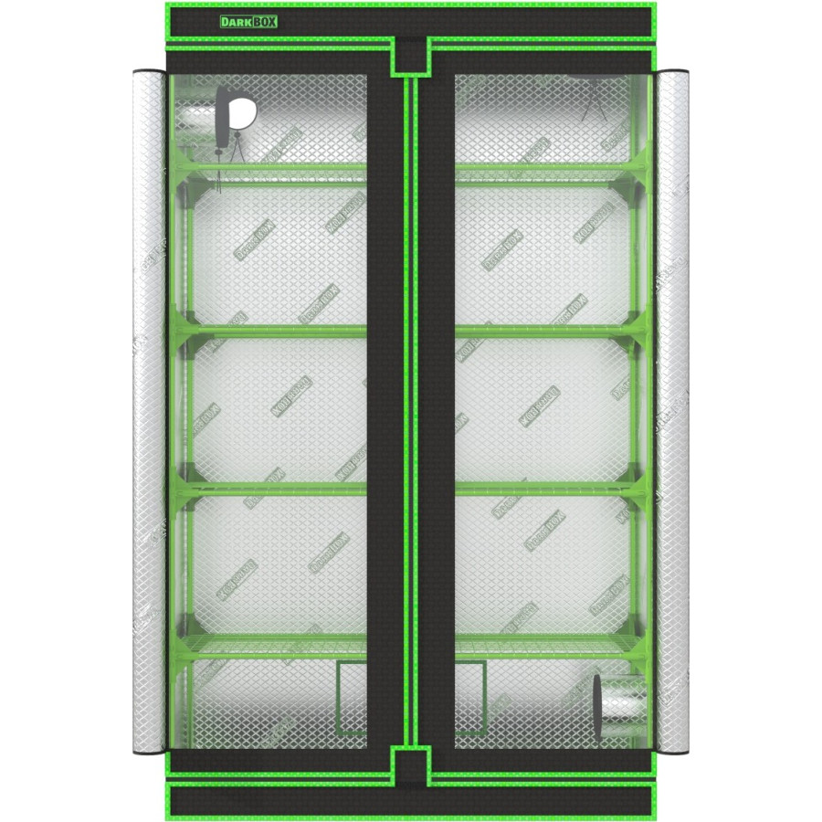 Dark Box Invernadero Propagator – Tente étagère Culture Indoor Haute Isolation