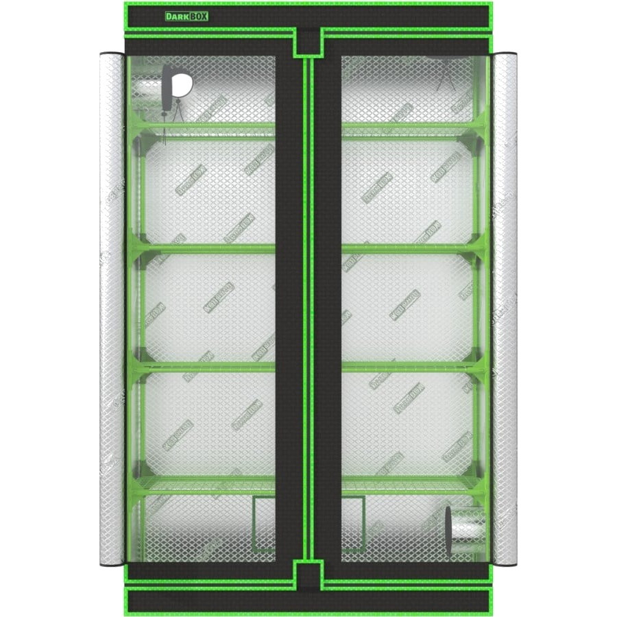 Dark Box Invernadero Propagator – Tente étagère Culture Indoor Haute Isolation