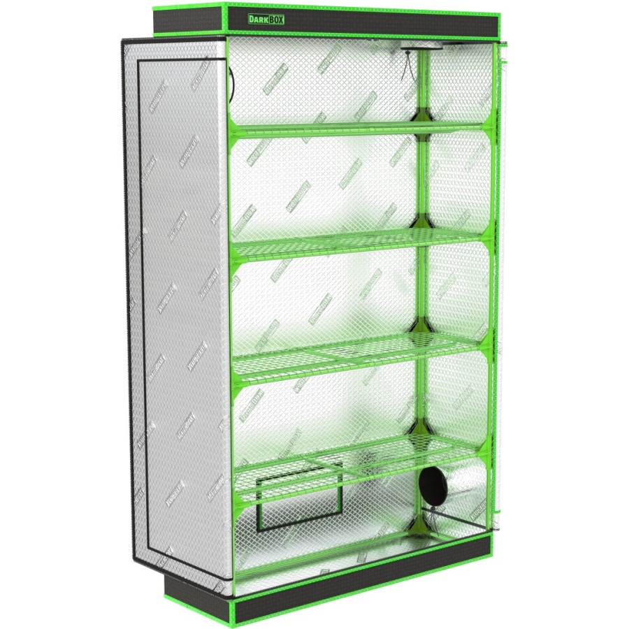 Dark Box Invernadero Propagator – Tente étagère Culture Indoor Haute Isolation