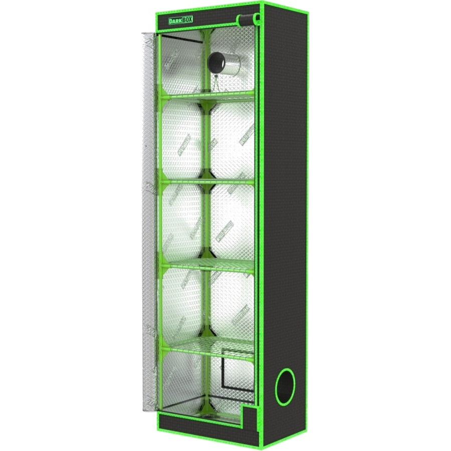 Dark Box Invernadero Propagator – Tente étagère Culture Indoor Haute Isolation