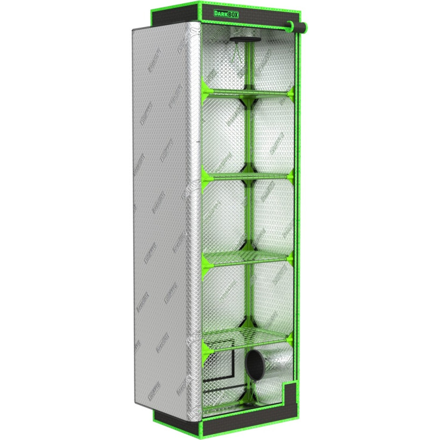 Dark Box Invernadero Propagator – Tente étagère Culture Indoor Haute Isolation
