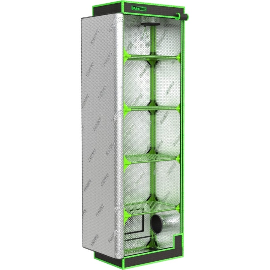 Dark Box Invernadero Propagator – Tente étagère Culture Indoor Haute Isolation