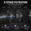 Recharge filtre à charbon CYCLONE – Cartouche charbon actif RC412 – 100/125/150 mm