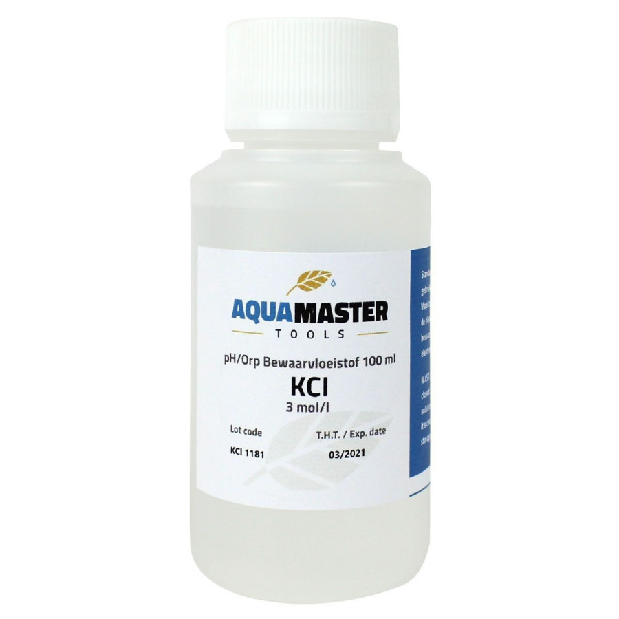 Solution de stockage KCl Aqua Master Tools — 100 ml — détail