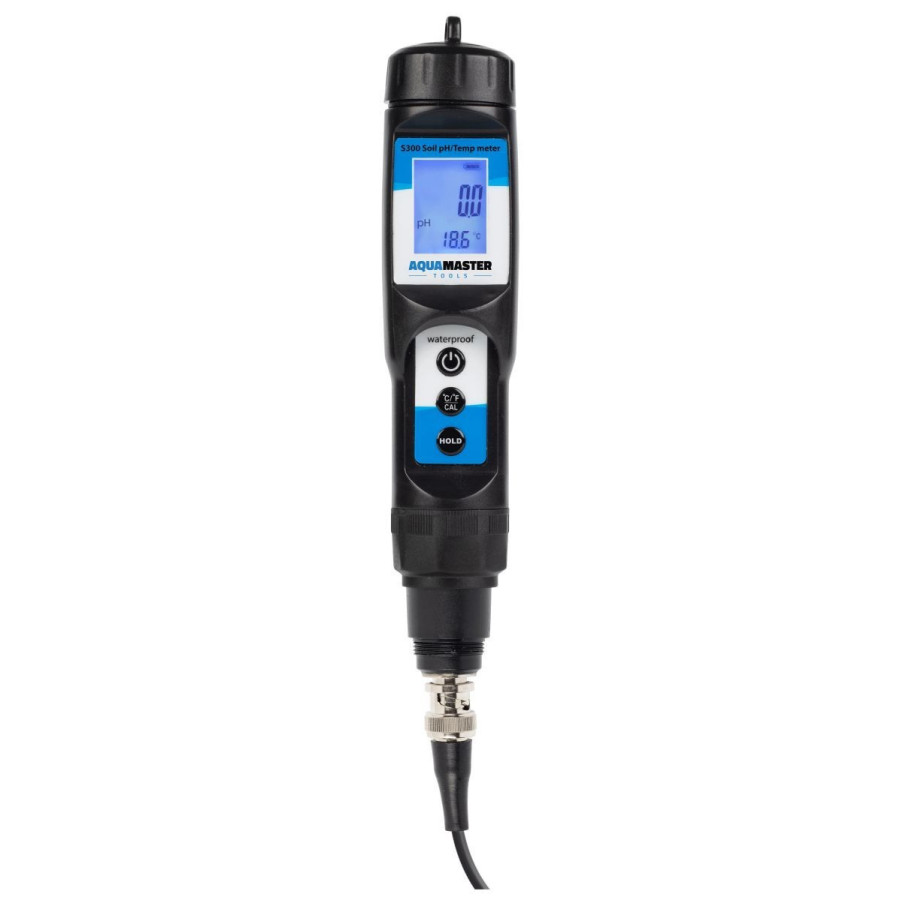 S300 Pro 2 Aqua Master Tools — testeur pH et température pour substrat — sonde déportée BNC — détail