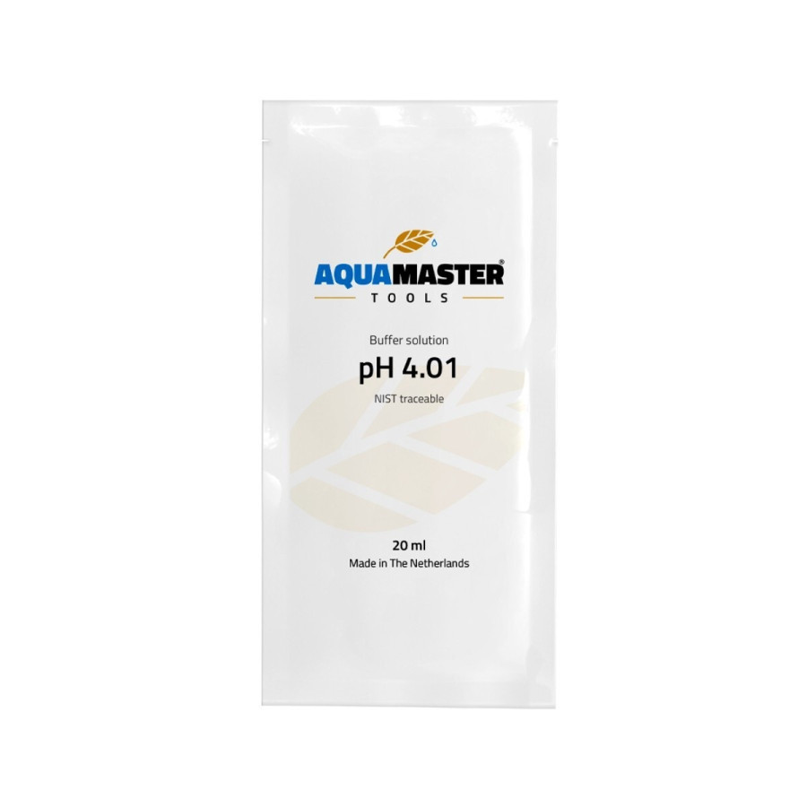Solution d’étalonnage pH 4,01 Aqua Master Tools — 25 sachets de 20 ml — détail