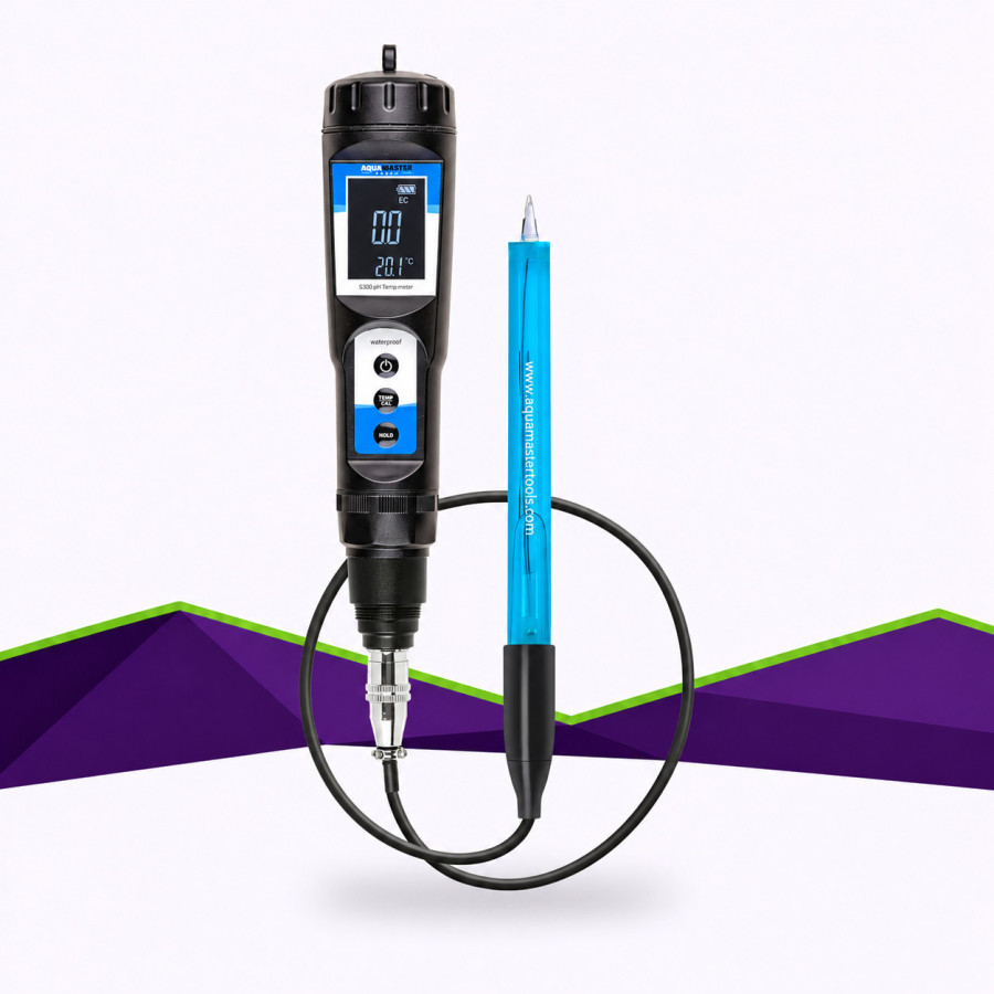 S300 Pro3 Aqua Master Tools — testeur pH et température pour substrat — vue principale