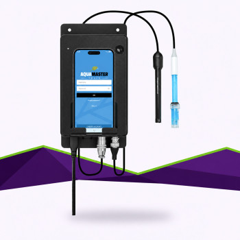 W650 Pro Aqua Master Tools — moniteur connecté pH et EC — vue principale — smartphone non fourni