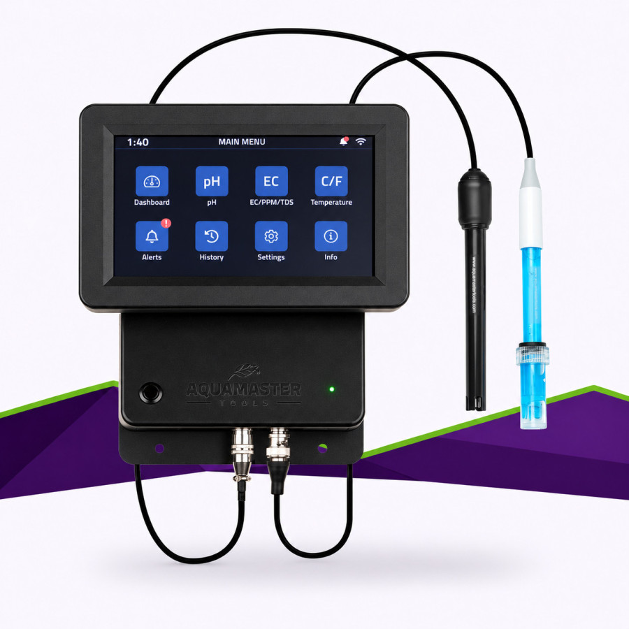 C800 Pro Aqua Master Tools — contrôleur pH/EC sans pompe — vue principale