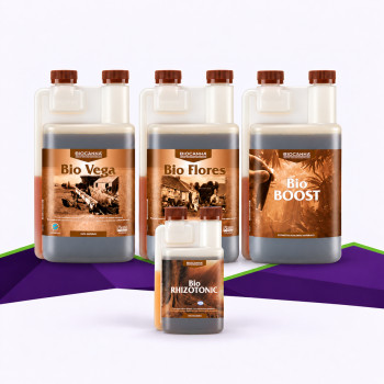 Pack BIOCANNA complet &mdash; nutrition organique en terreau — CANNA