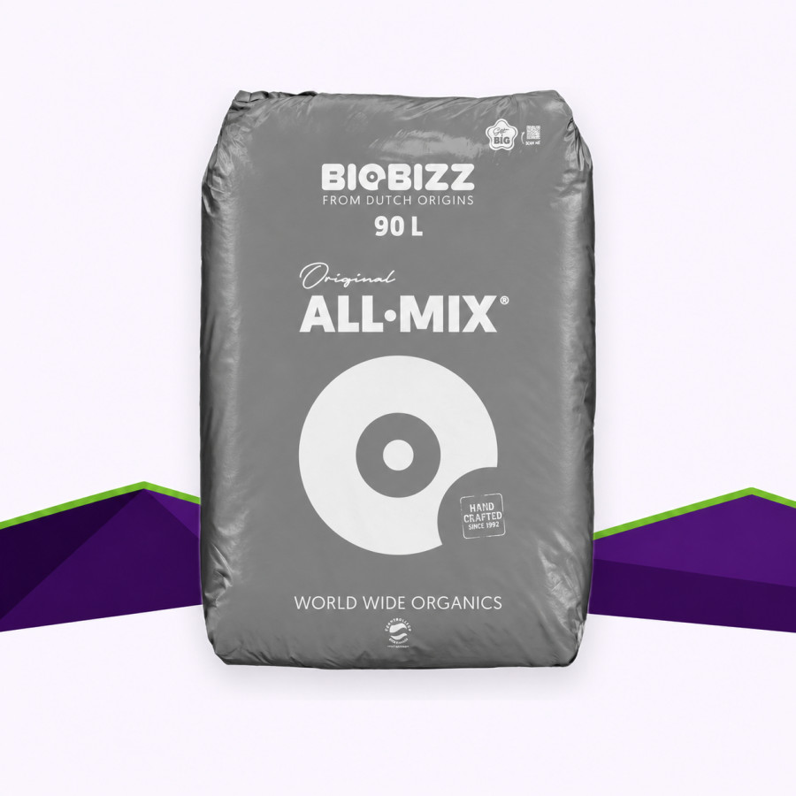 Biobizz All·Mix 90 L — couverture GrowLED