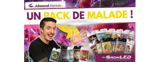 Pack Master&nbsp;PRO&nbsp;Advanced&nbsp;Nutrients&nbsp;: Créé par GrowLED pour les cultivateurs exigeants !